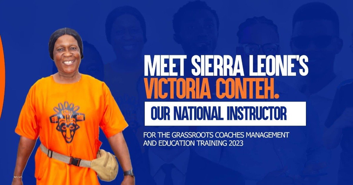Caf 'A' licensed coach Victoria Conteh set for SFEF sport education program