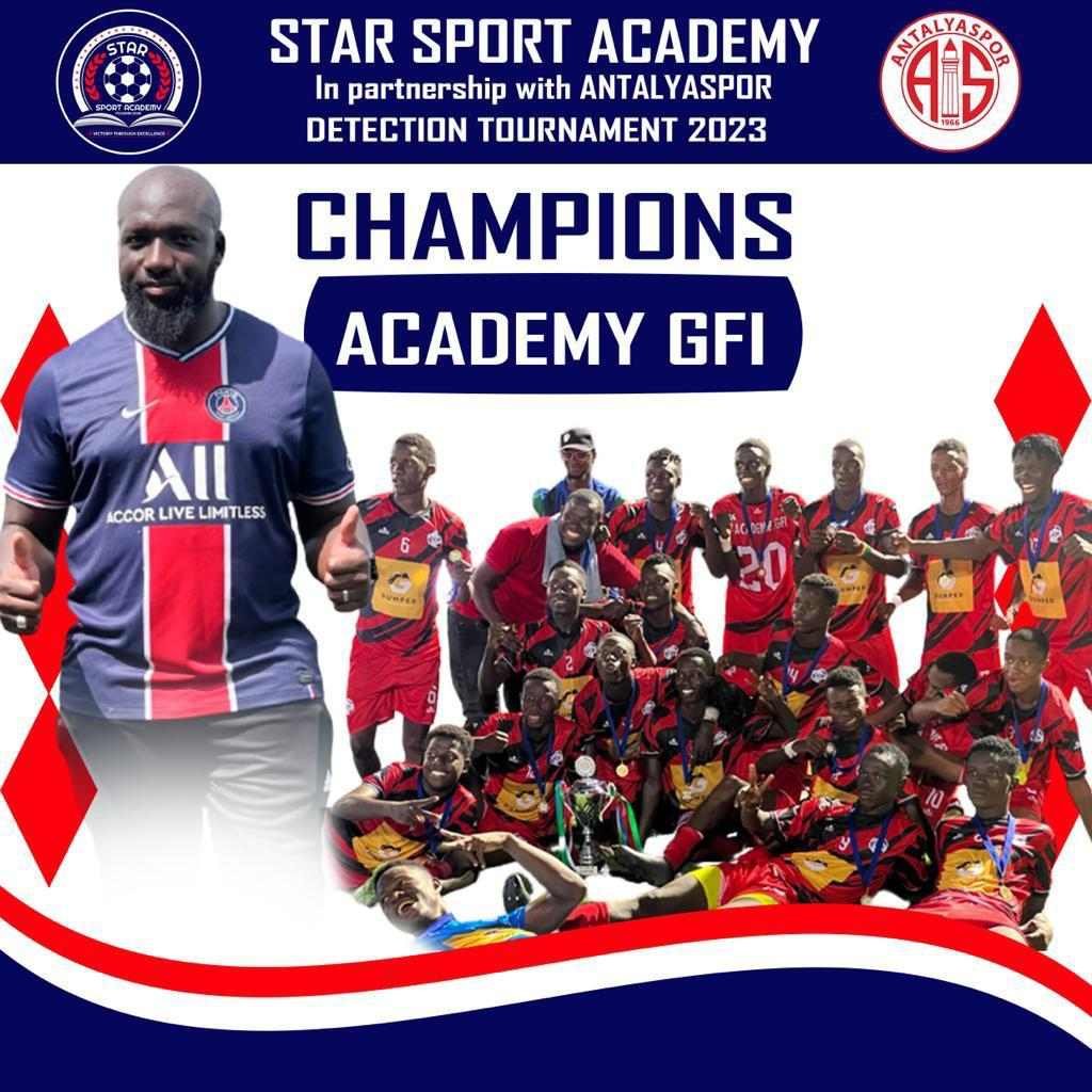 Academy GFI from Guinea emerged as the Detection tournament champions held at the Southern Arena in Bo following a 5-3 penalty shootout victory over Star Sports Academy of Sierra Leone.