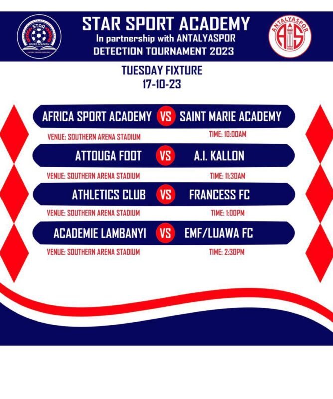 The competition will continue with four more exciting matches at the same venue on Tuesday.