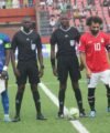 A brace from striker Mahmoud Trezeguet gave Egypt a 2-0 win over a 9-man Sierra Leone at the Samuel K. Doe stadium in Monrovia on Sunday (19th November 2023)
