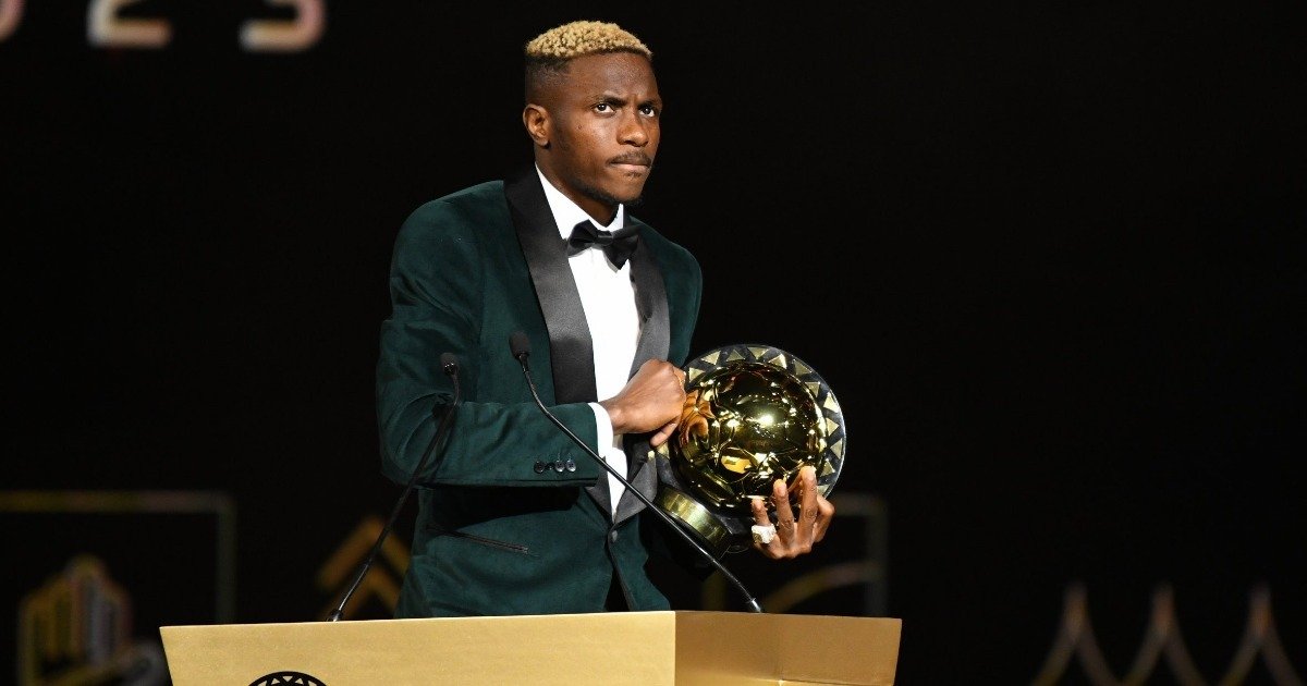 Victor Osimhen named Africa Player of the Year Award