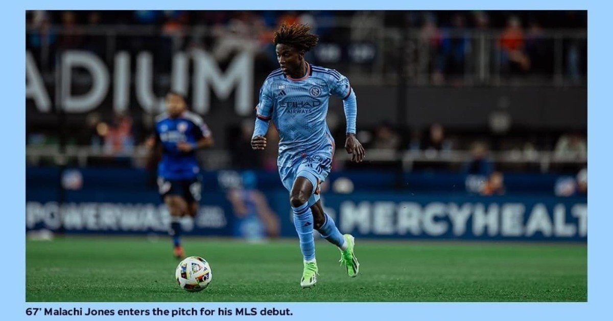 Malachi Jones makes his New York City's MLS debut