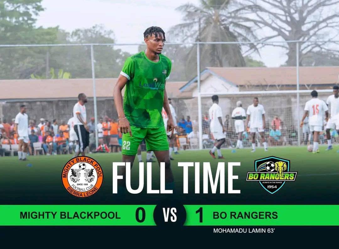 Rangers defeated Mighty Blackpool 1-0 to reach Sierra Leone FA Cup semis
