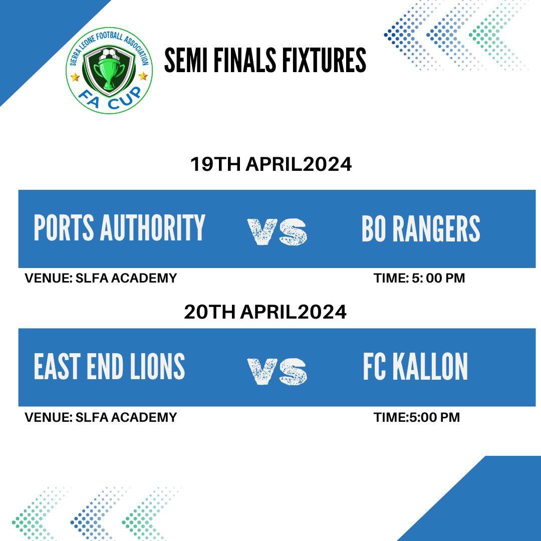 The semi-finals are expected to be a fascinating contest as all four teams compete for a spot in the next CAF Confederation, making a place in the final crucial.