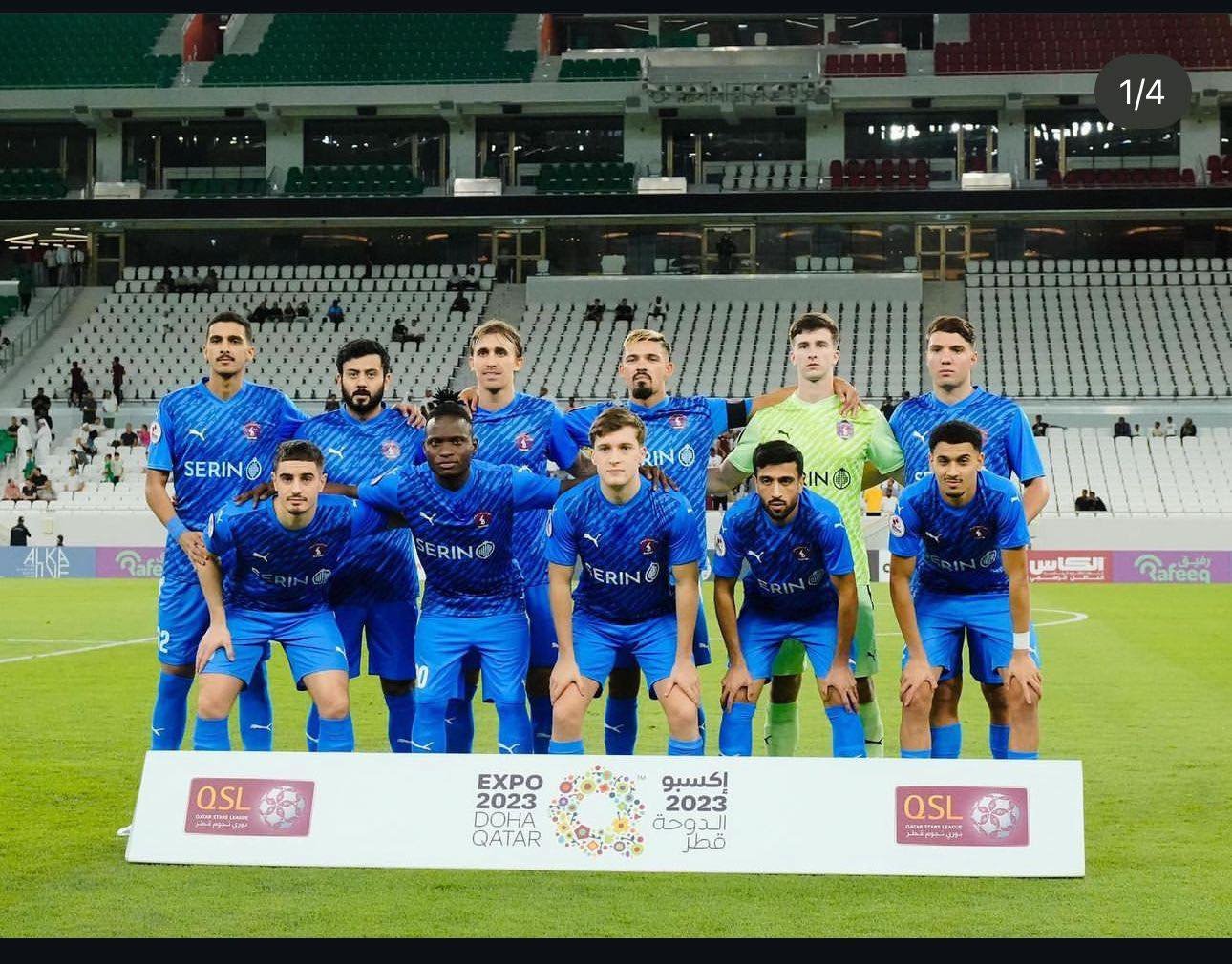 Al Shahaniya, featuring Koroma, was promoted to the Qatar top-tier league after their 3-1 victory over Al Markhiya at the Al Thumama Stadium on Sunday. 