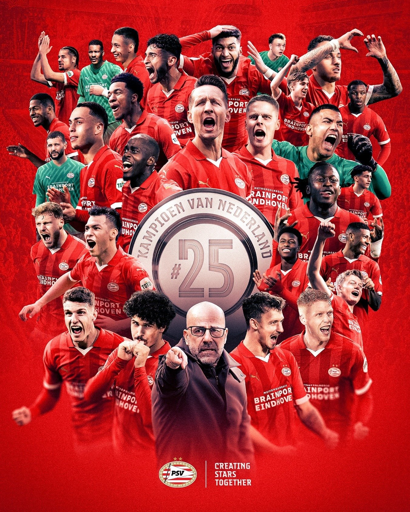 Isaac Babadi's PSV Eindhoven clinched their 25th Dutch championship title on Sunday, their first win since 2018. This season's championship marked Ajax's demise.