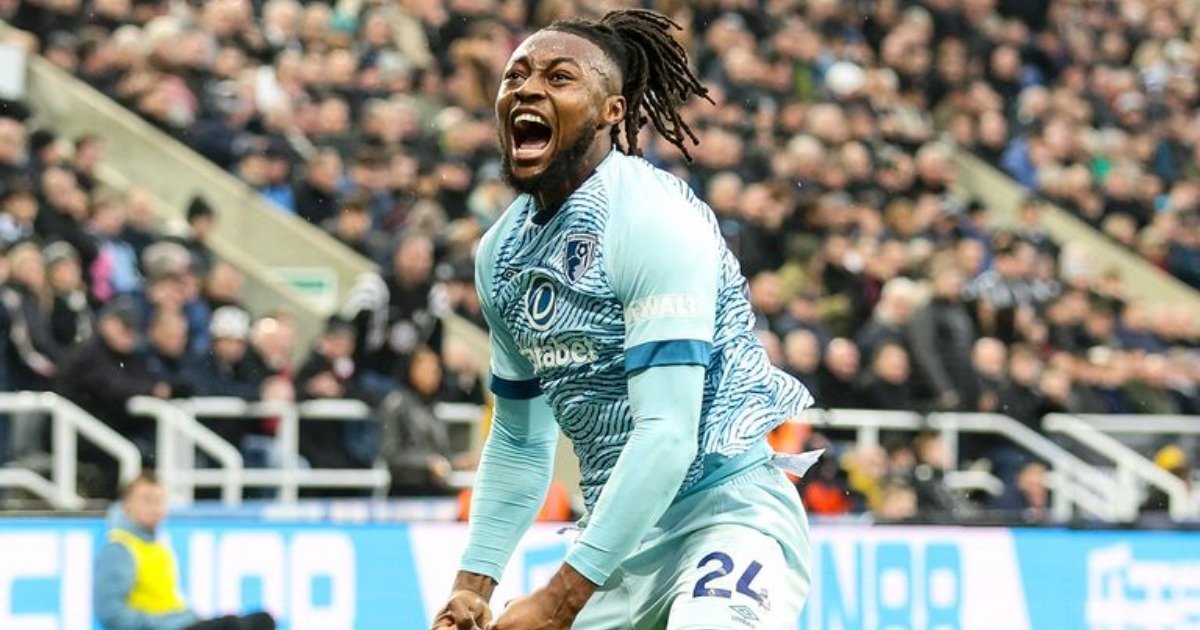 Antoine Semenyo's late equaliser helps Bournemouth draw at Forest