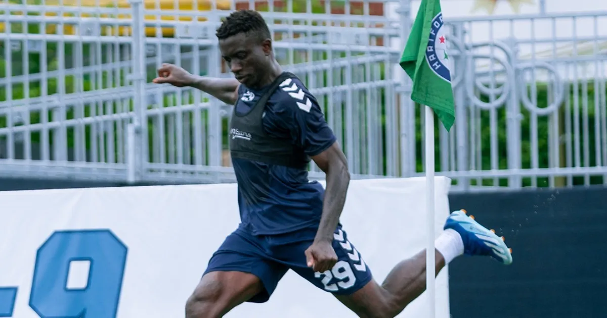 Emmanuel Samadia features in USL Team of The Week