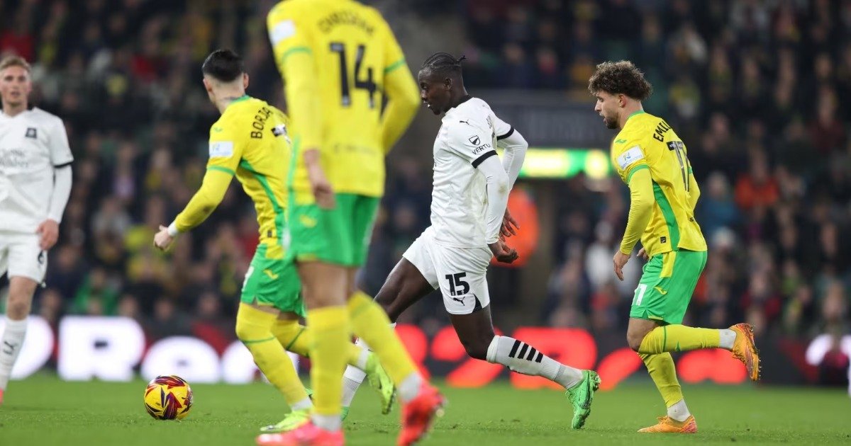 Mustapa Bundu nets in Argyle's 6-1 humiliation at Norwich