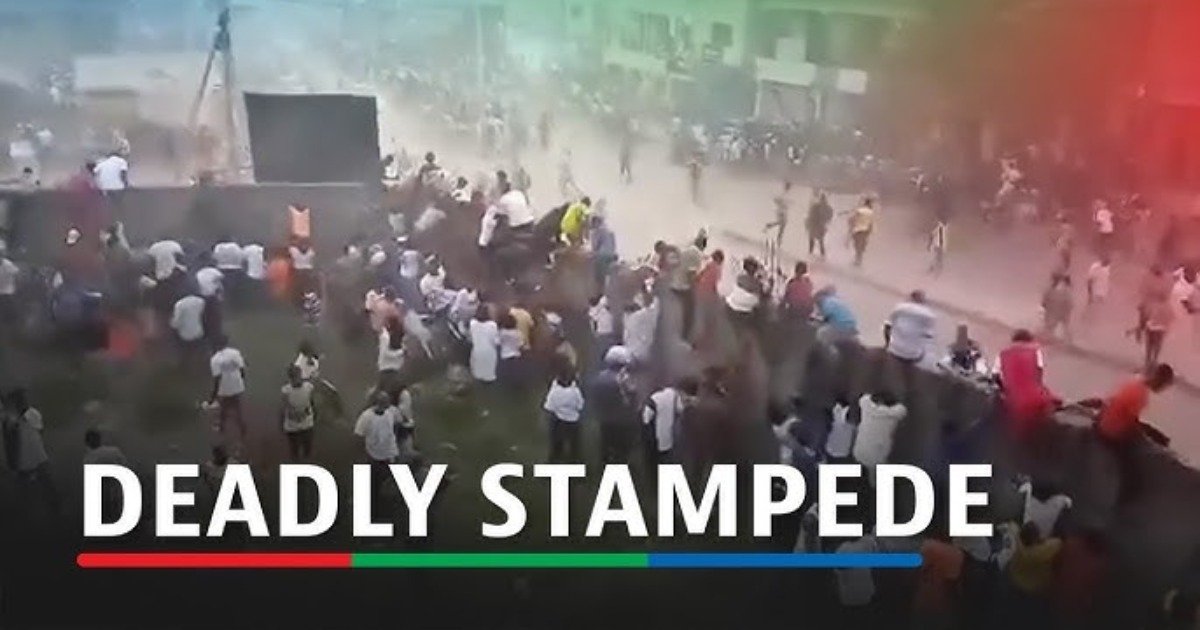 Deadly stampede in Guinea resulted in the deaths of at least 56 people