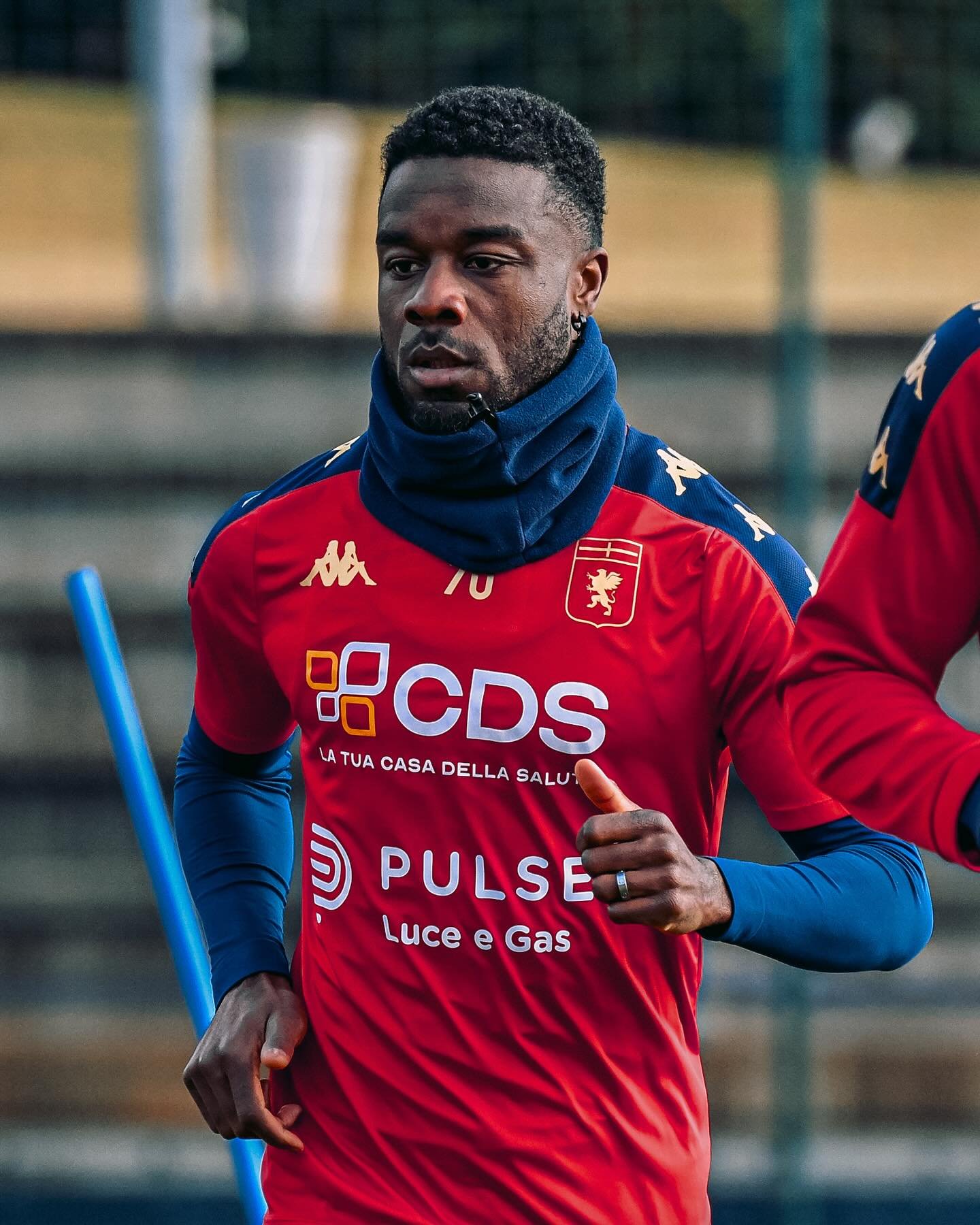 The Ivorian has completed his first training session with the team at the Centro Sportivo Gianluca Signorini.
