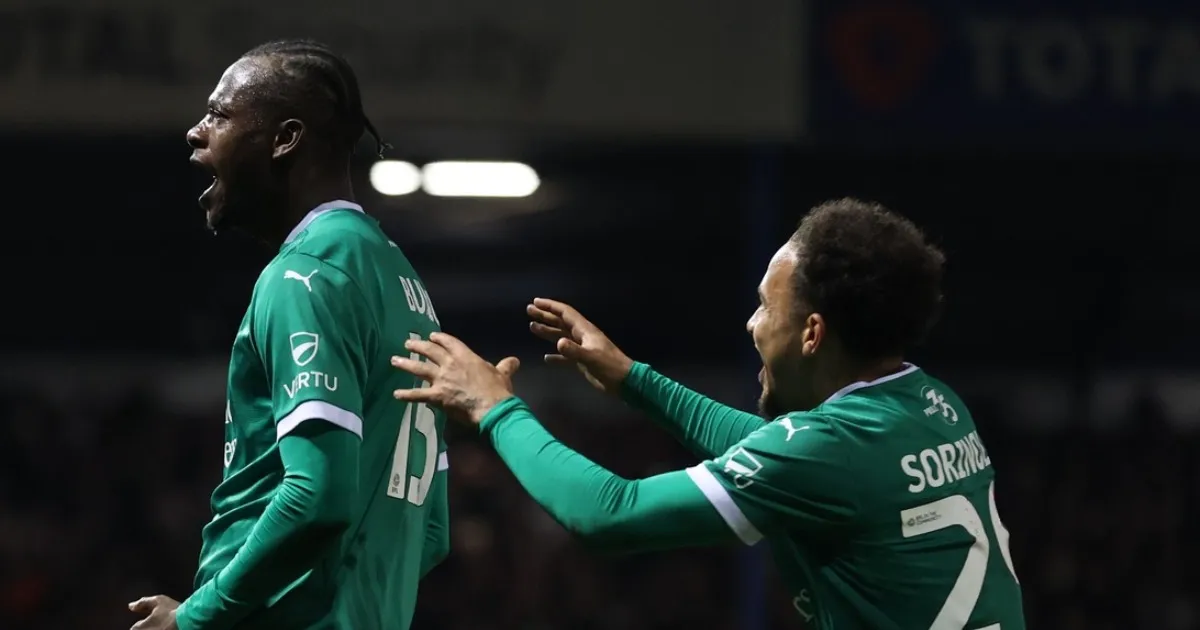 Mustapha Bundu helps ten-man Plymouth beat Portsmouth