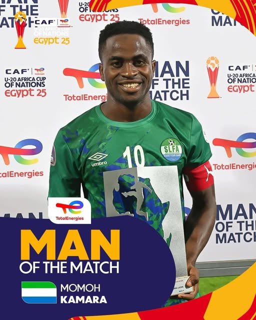Back-to-back wins for the Shooting Stars of Sierra Leone, as skipper Momoh I. Kamara was named Man of the Match for the second consecutive time