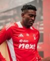 Nigerian striker Taiwo Awoniyi grateful to be alive after surgery