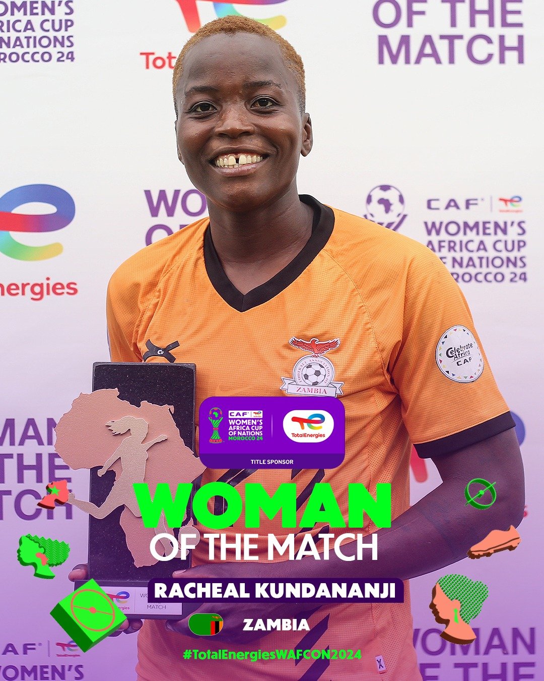 Racheal Kundananji named Woman of the Match