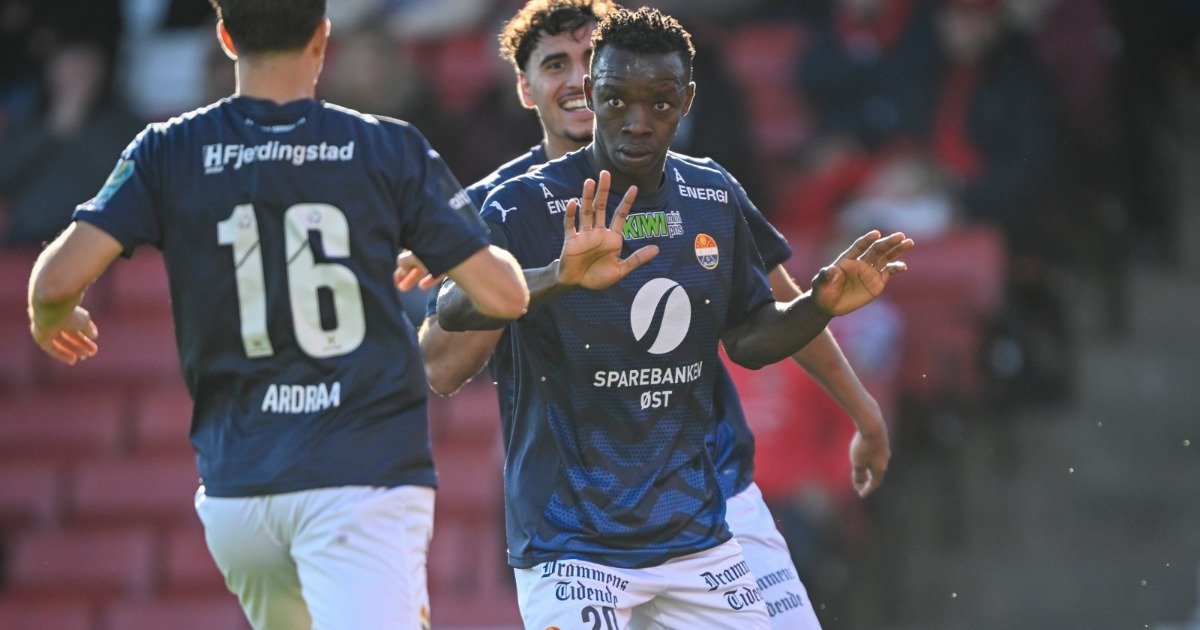 Alie Conteh opens his Strømsgodset account in draw against Bryne