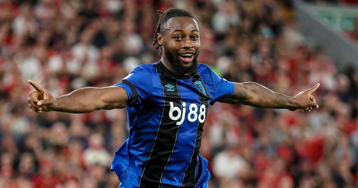 Antoine Semeyo's net brace in Bournemouth's defeat to Liverpool