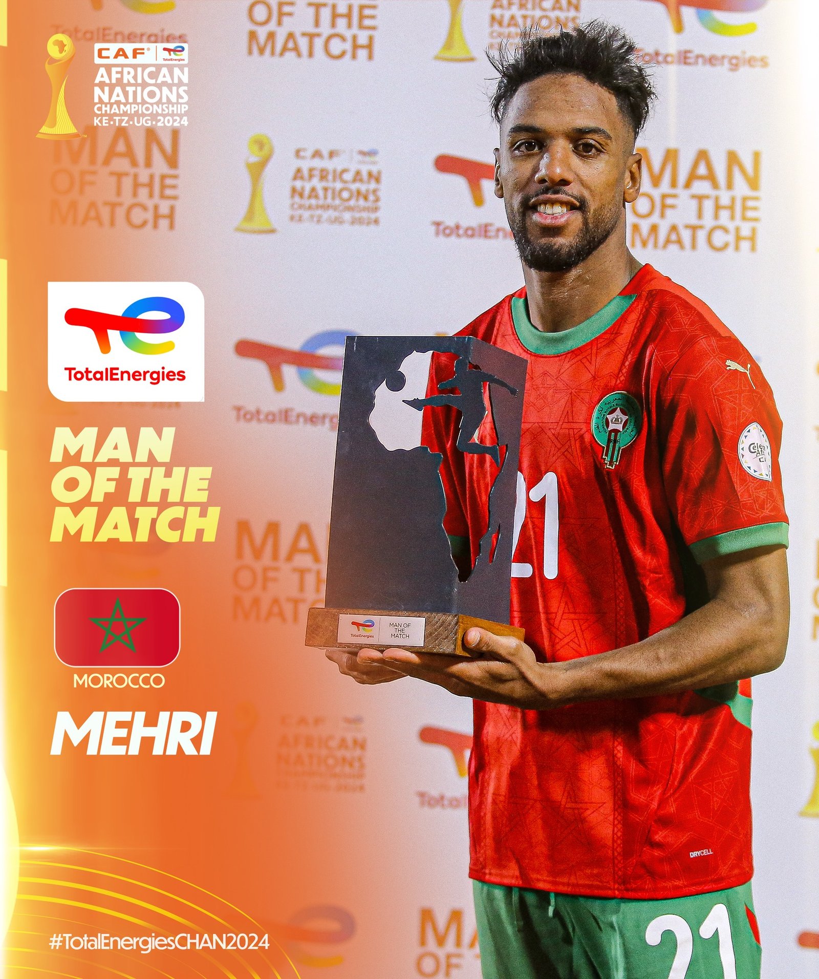 YYoussef Mehri pulled the strings with two assists, earning him the TotalEnergies Man of the Match award for his commanding performance!