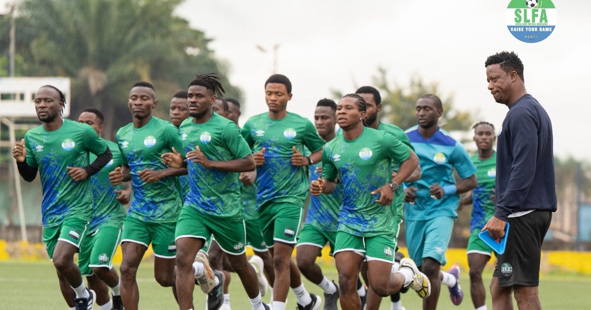 Sierra Leone's first training ahead of crucial World Cup qualifier against the Djurtus