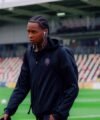 Kallum Cesay start for Salford against Lincoln City in Emirates Cup