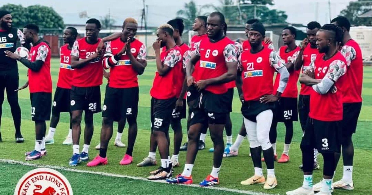 East End Lions Unveil 30-Man Squad for CAF Confederation Cup Qualifiers