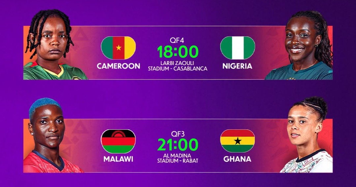 Arch-rivals Cameroon and Nigeria Clash in WAFCON Quarter-final