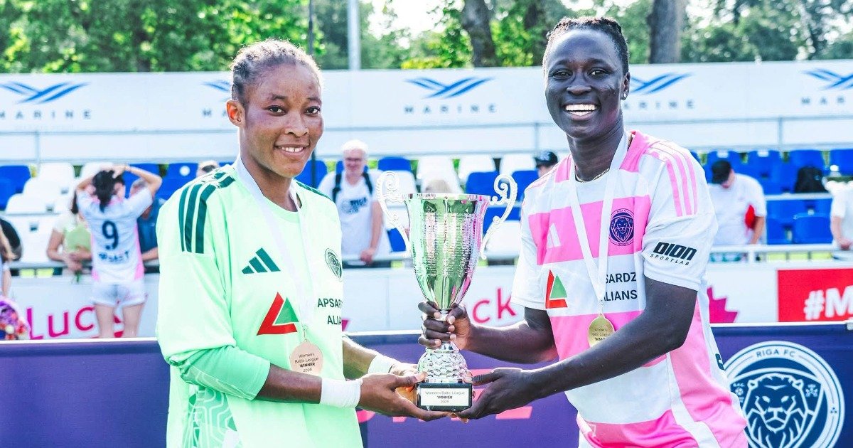 Brima and Juana win Baltic Women’s Football League title