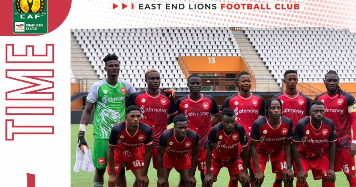East End Lions Hold AFAD to 1–1 Draw in CAF Confederation Cup