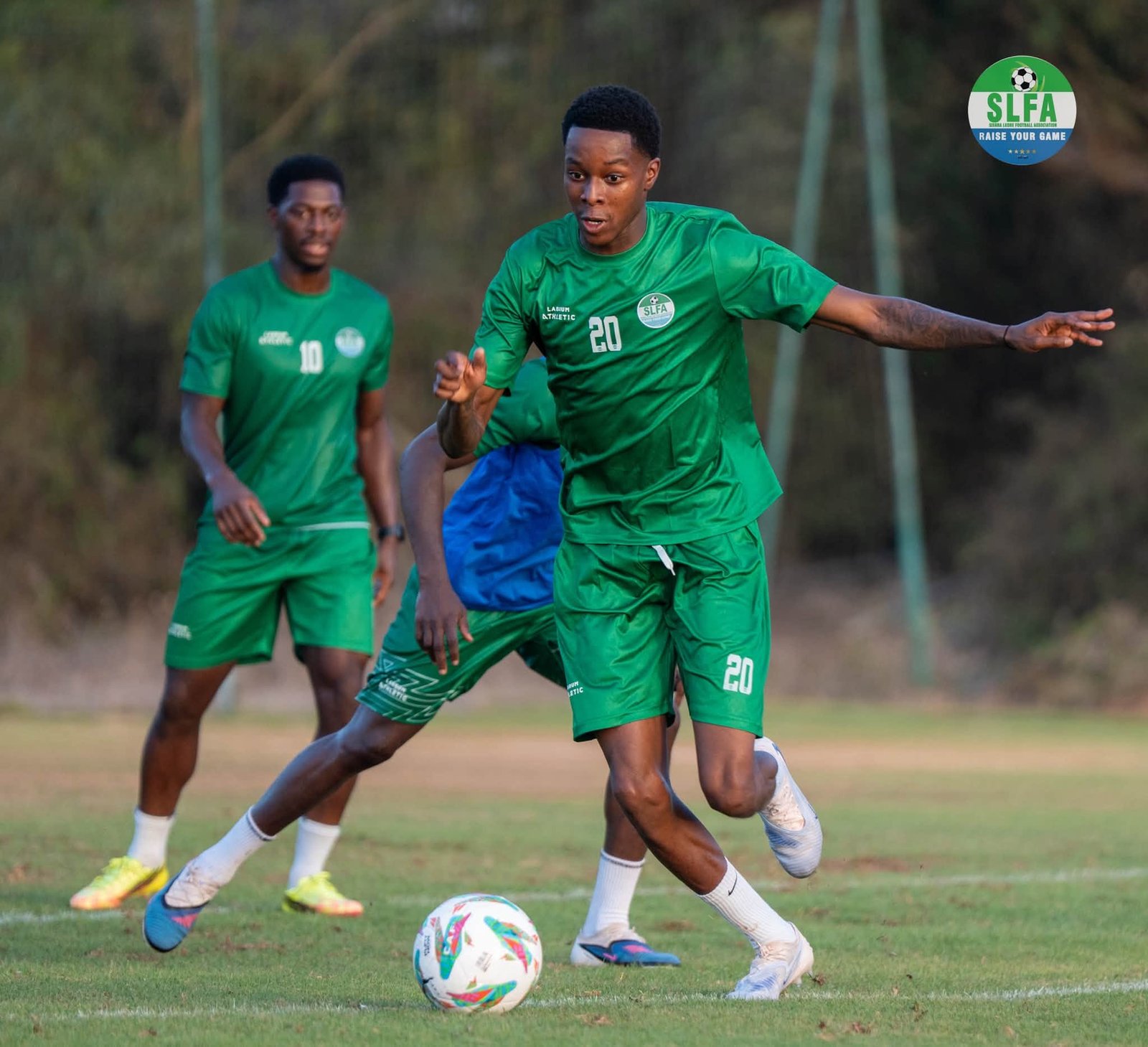 Salford City Kallum Cesay were part of first training session in Morocco