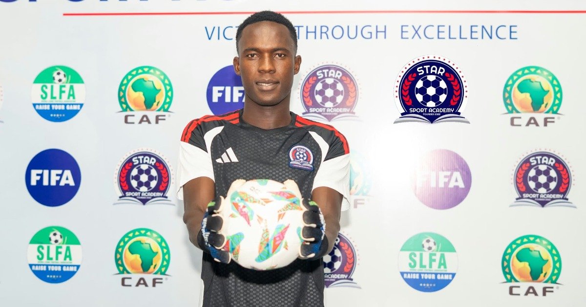 Star Sport Academy Land Gambian Goalkeeper Omar Keita