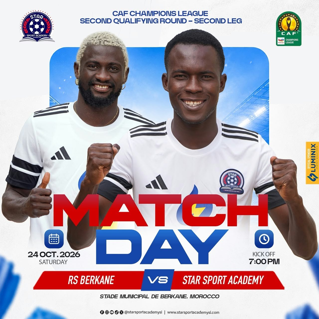 Star Sport Academy in the CAF Champions League