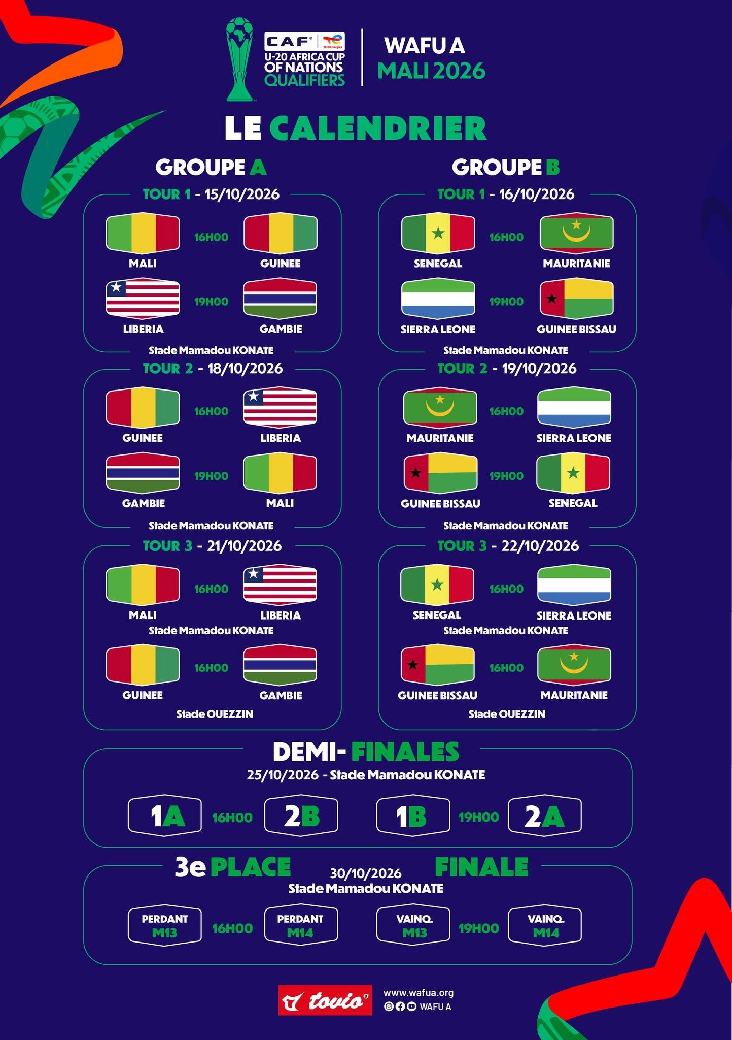 The Shooting Stars will kick off their campaign against Guinea-Bissau on October 16